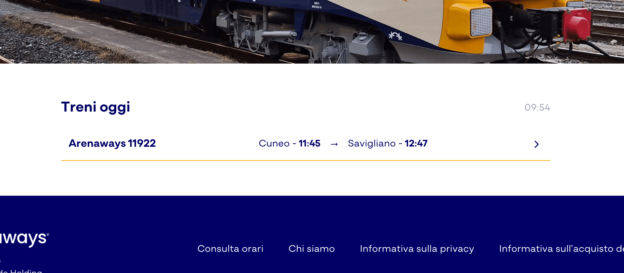 List trains
