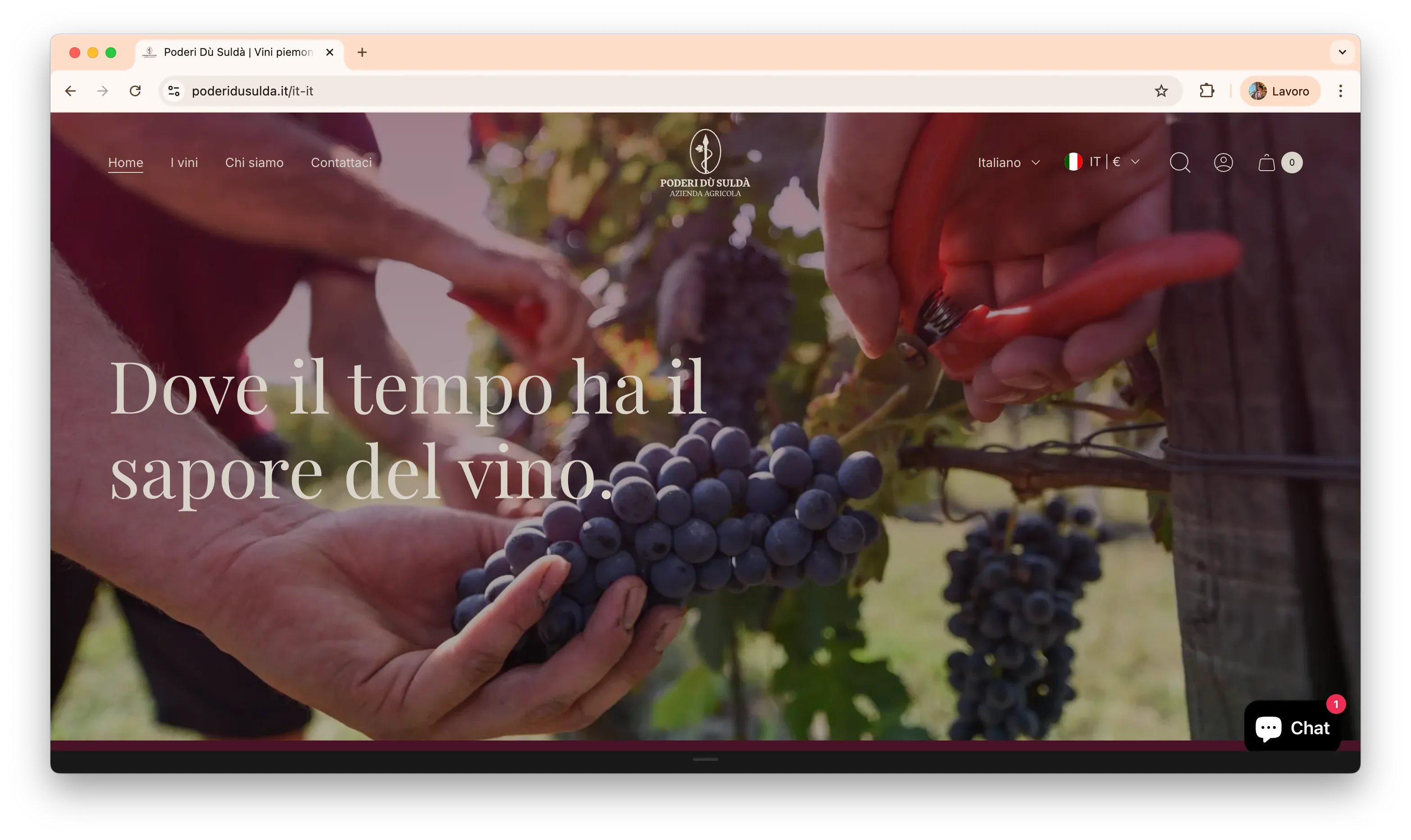 Homepage Poderi Dù Suldà