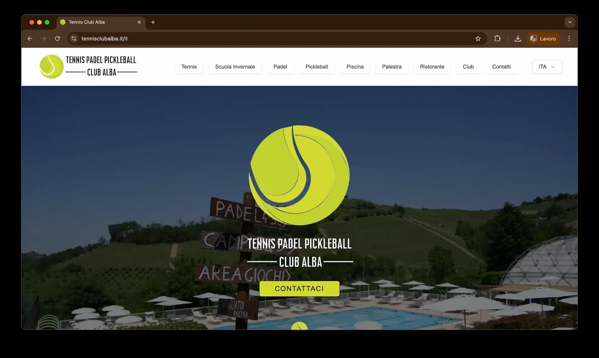 Tennis Club Alba S.r.l. homepage