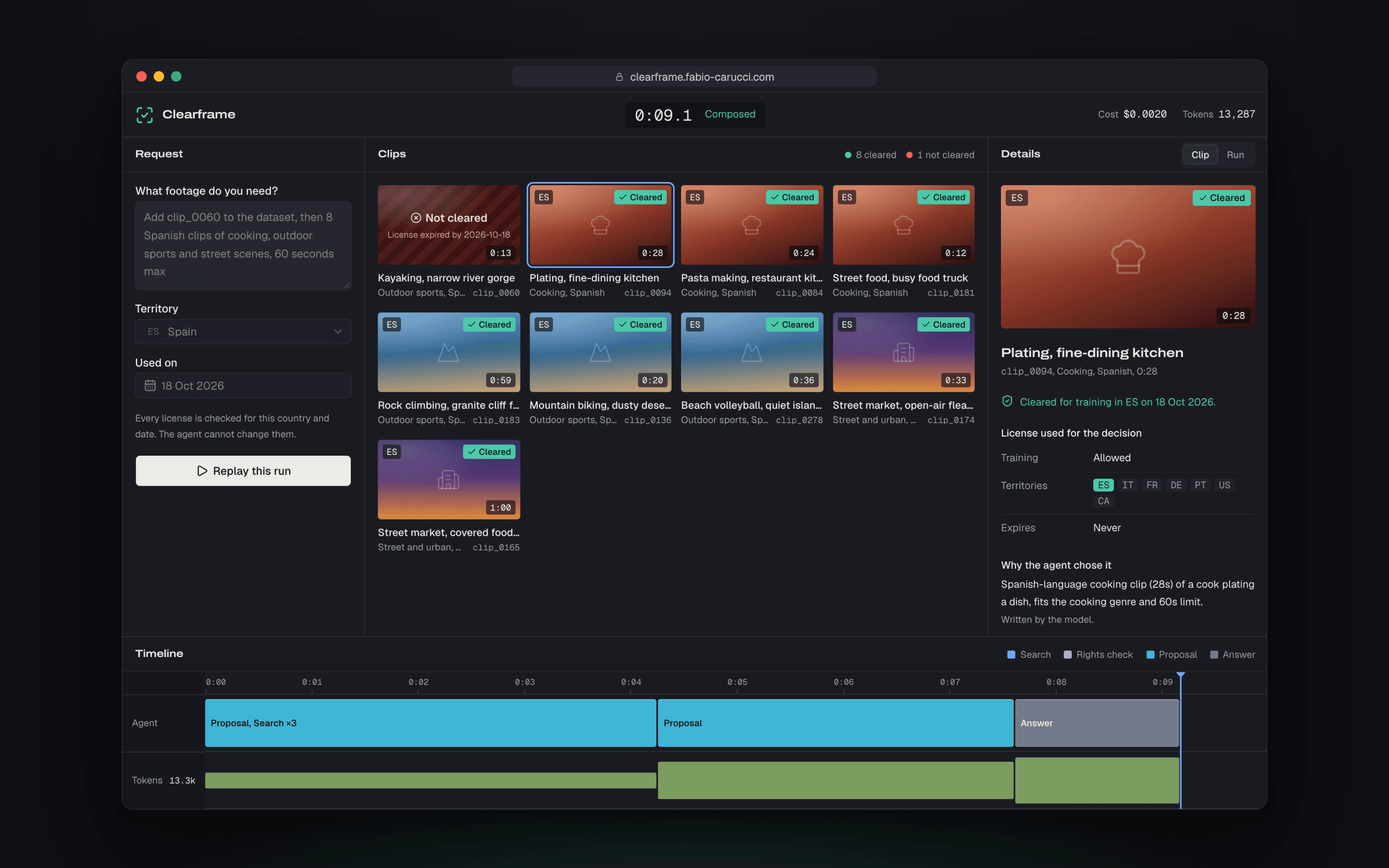Clearframe desktop