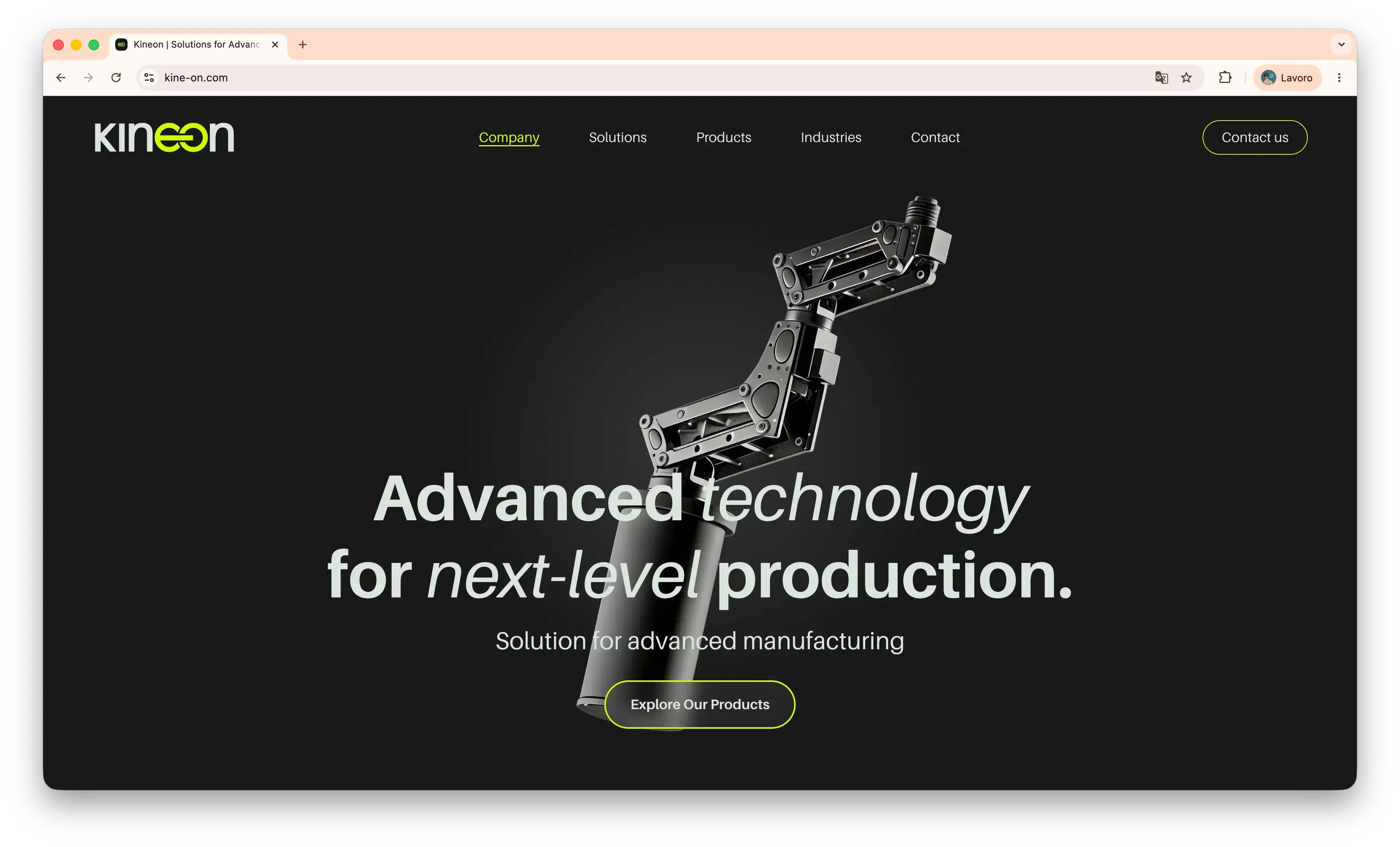 Hero homepage Kineon
